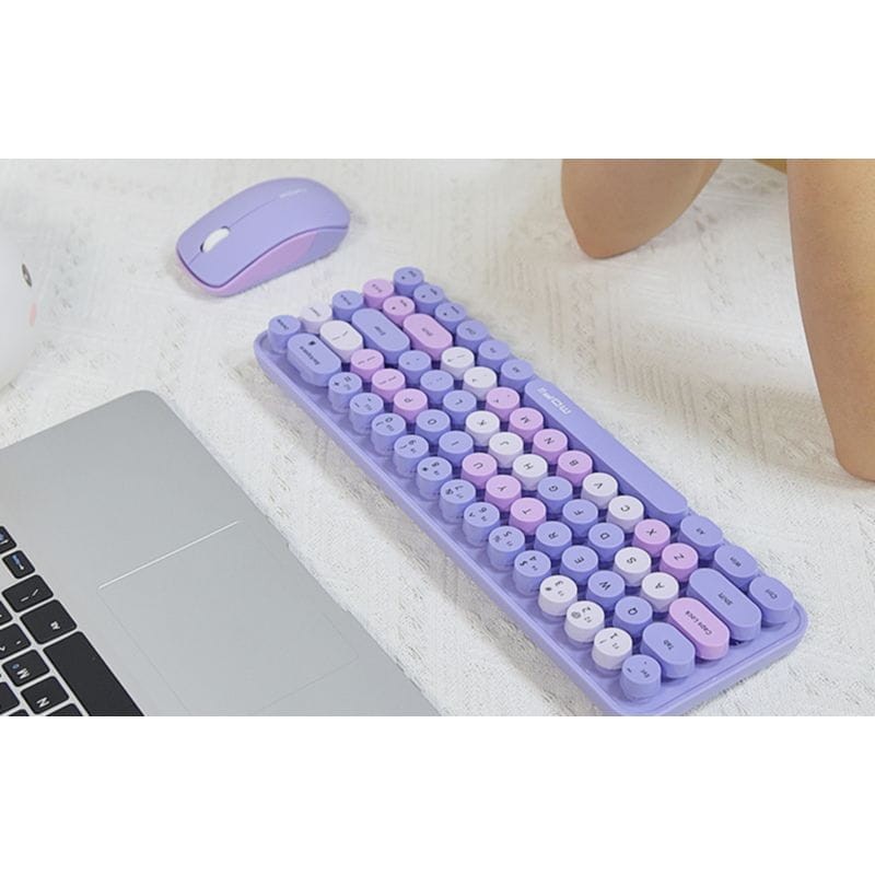 MOFII Bean 2.4G Púrpura - Kit de Teclado e Rato - Item6