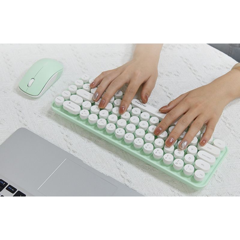 MOFII Bean 2.4G Vert/Blanc - Ensemble clavier et souris - Ítem5
