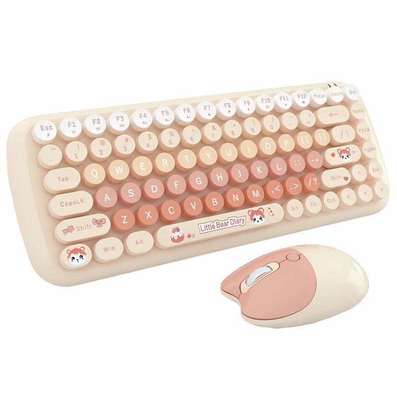 MOFII Candy New 2.4G laranja - Conjunto de teclado e rato - Item