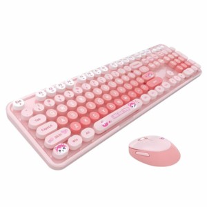 MOFII Sweet New Rosa - Kit teclado y ratón
