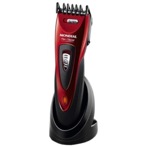 Mondial CR04 - Máquina de cortar cabelo sem fio preto/vermelho