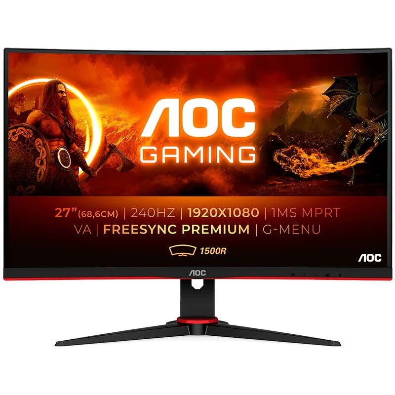 Monitor Gaming AOC C27G2ZE/BK 27” FHD 240Hz LED - Ítem