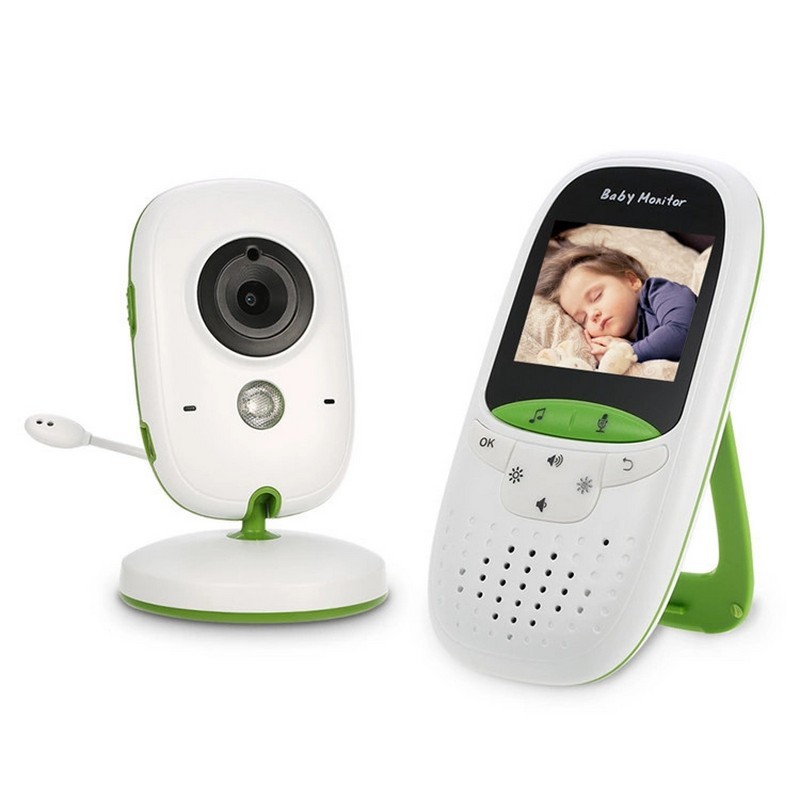 Vigilabebés Kingfit SP850 VB602 - Visión nocturna, música relajante para bebés, temperatura ambiental, comunicación bidireccional