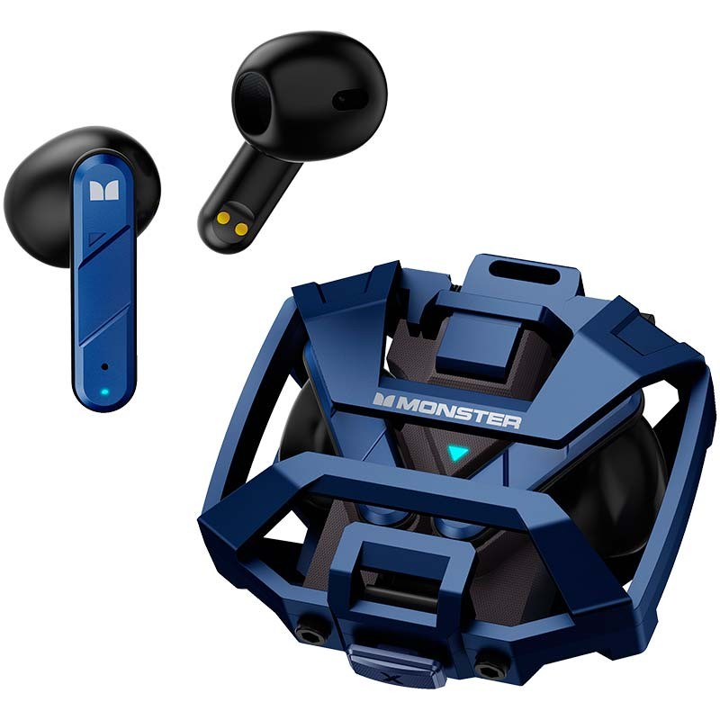 Auriculares Bluetooth TWS Monster XKT09 Azul - Item