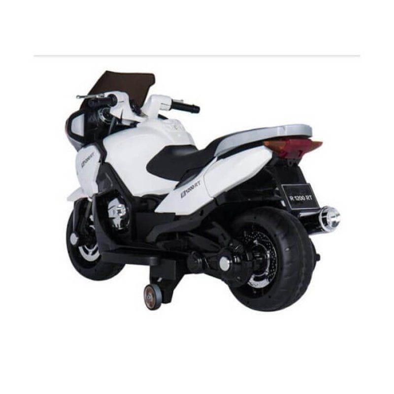 Moto infantil de Policía 24v Blanco - Moto eléctrica para niños - Ítem2
