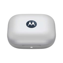 Motorola Moto Buds Azul Brilhante e estojo de carregamento fechado