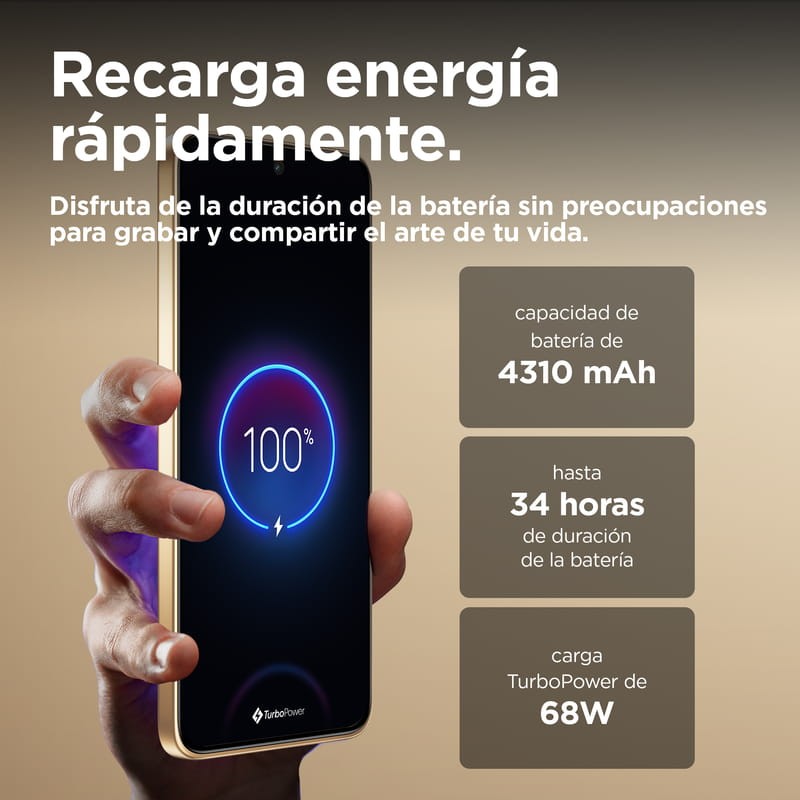 Motorola Moto Edge 50 Neo 12GB/512GB Beige - Teléfono móvil - Ítem7