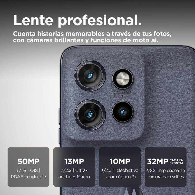 Motorola Moto Edge 50 Neo 12GB/512GB Gris - Teléfono móvil - Ítem4