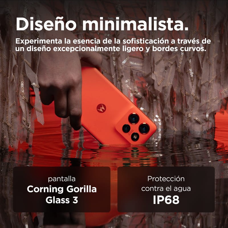 Motorola Moto Edge 50 Neo 12GB/512GB Naranja - Teléfono móvil - Ítem5