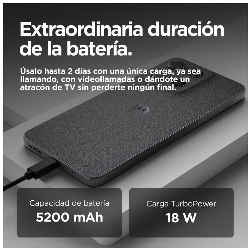 Motorola Moto G15 4G Sea Blue- batería de 5200 mAh