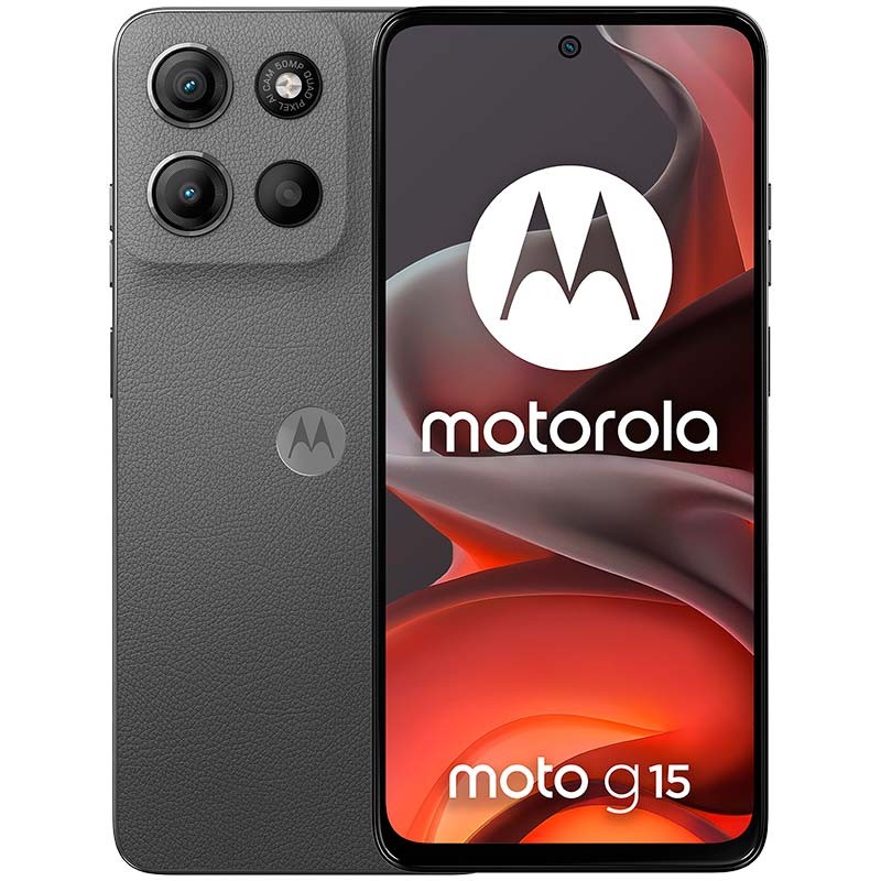 Motorola Moto G15 4G 8GB/256GB Cinzento - Telemóvel - Item