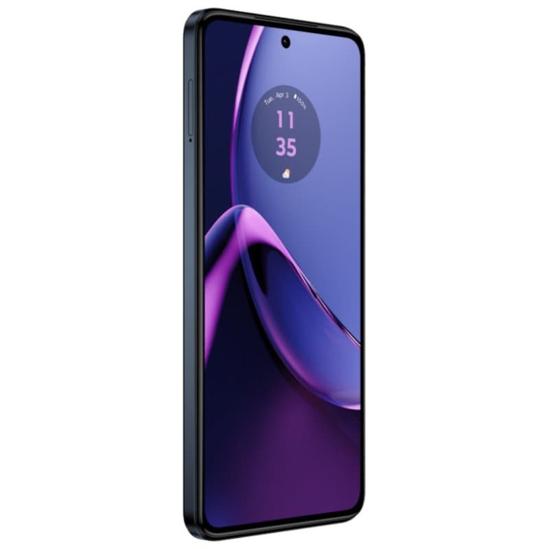 Motorola Moto G84 5G  8GB/256GB Azul Medianoche - Teléfono Móvil Vista frontal lado derecho