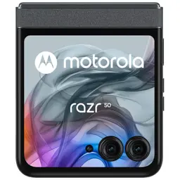 Motorola Razr 50 5G 8GB/256GB Cinzento - Telemóvel Vista frontal dobrada