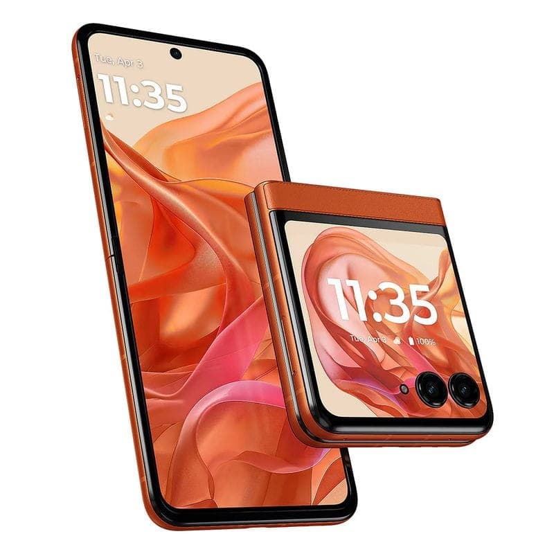 Lados de Motorola Razr 50 5G 8GB/256GB Laranja - Telemóvel