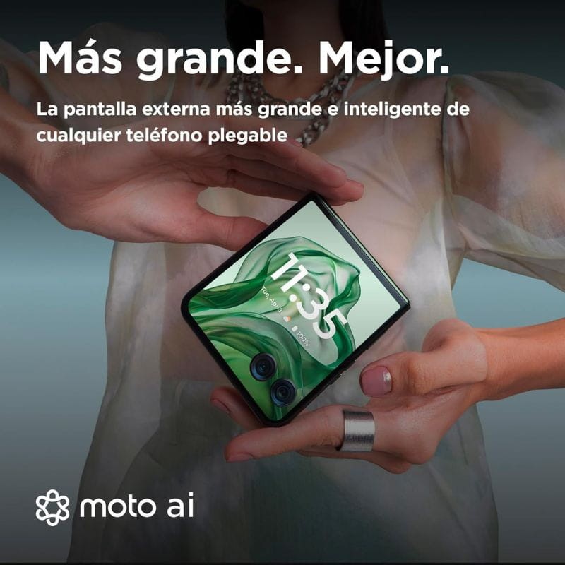 Motorola Razr 50 Ultra 5G 12Go/512Go Vert - Téléphone Mobile - Ítem10