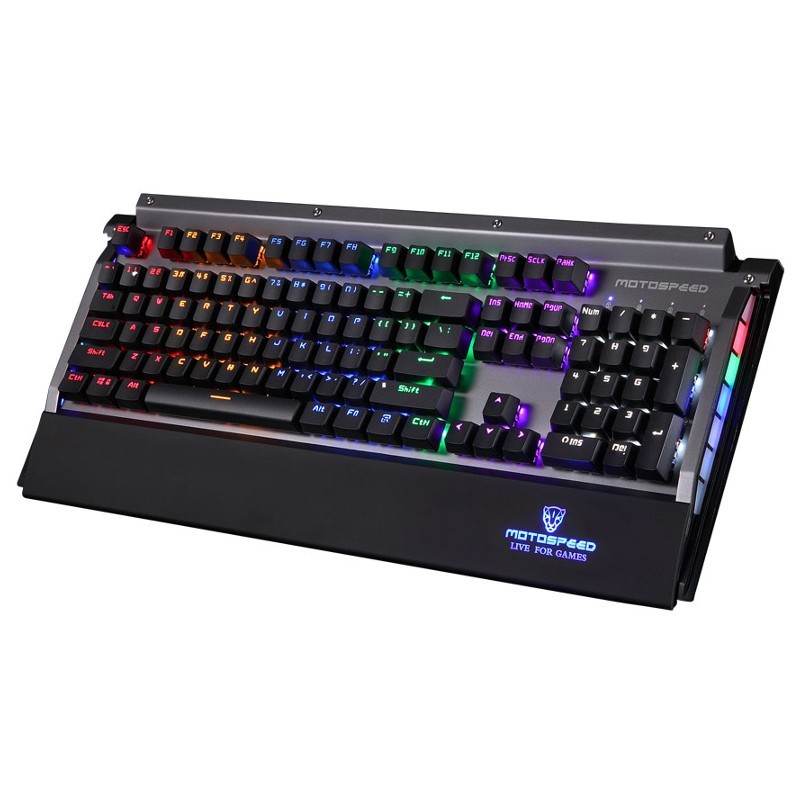 Teclado Switch LK Óptico Motospeed CK98 Rainbow