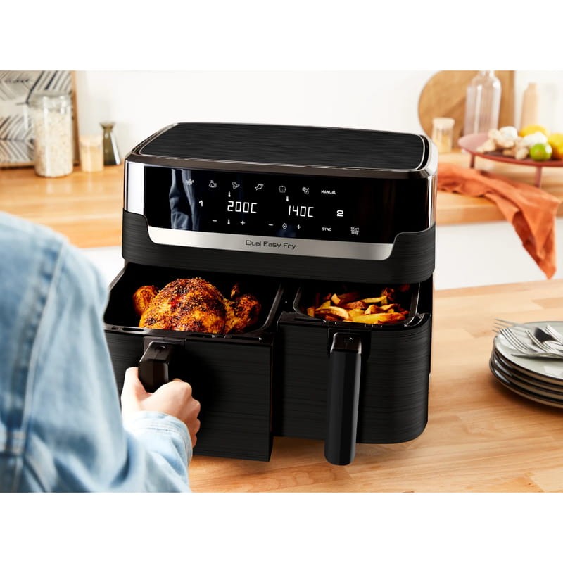Moulinex Dual Easy Fry EZ901N20 8.3 L Noir - Friteuse à air comprimé - Ítem4