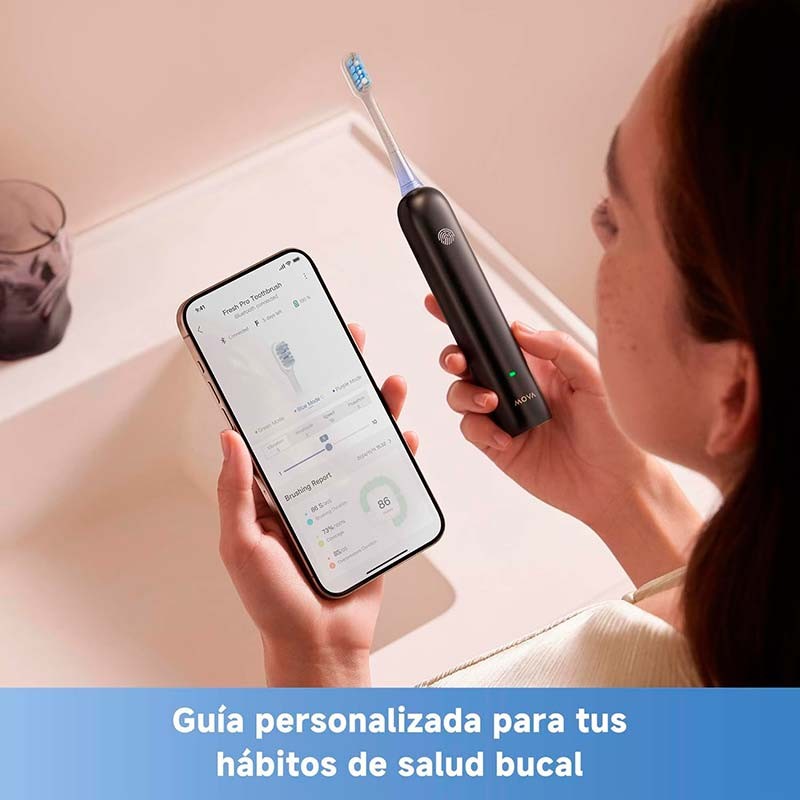 Mova Fresh Pro 3DClean Argent - Brosse à Dents Électrique - Ítem6