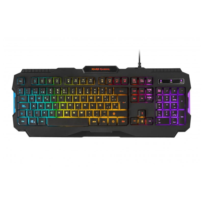 Mars Gaming MRK0 Gaming Keyboard RGB Preto - Teclado de membrana - Item2
