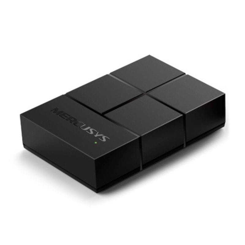 Mercusys MS105G 5 Portas Gigabit 10 Gbps Plug & Play Preto / Vermelho - Switch - Item1