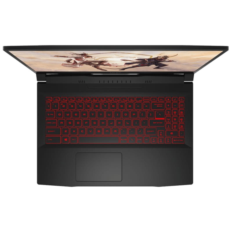 MSI Gaming GF66 12UC-820XES Katana Intel Core i7-12650H /16GB /512GB /GeForce RTX 3050 /15.5 /FreeDOS Noir - Ordinateur portable - Ítem3