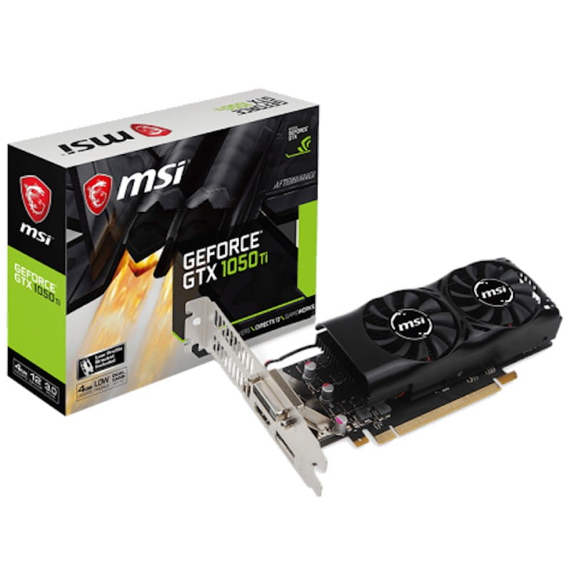 MSI GeForce 1050 Ti 4 Go GDDR5 Low Profile - Ítem1
