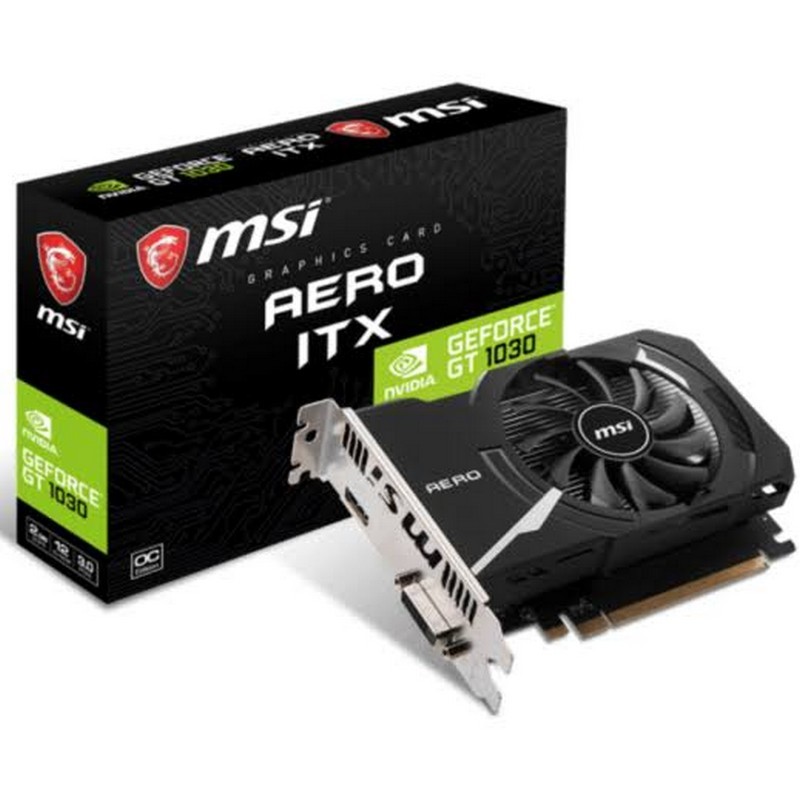 MSI GeForce GT 1030 AERO ITX 2GB GDDR5X - Ítem