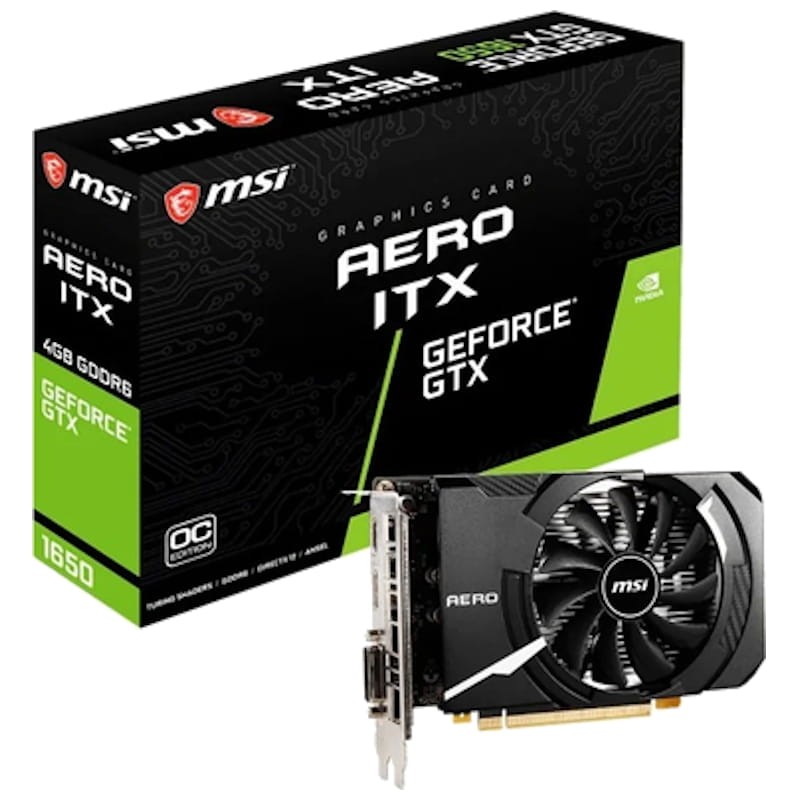 MSI GeForce GTX 1650 D6 Aero ITX OCV1 4GB GDDR6
