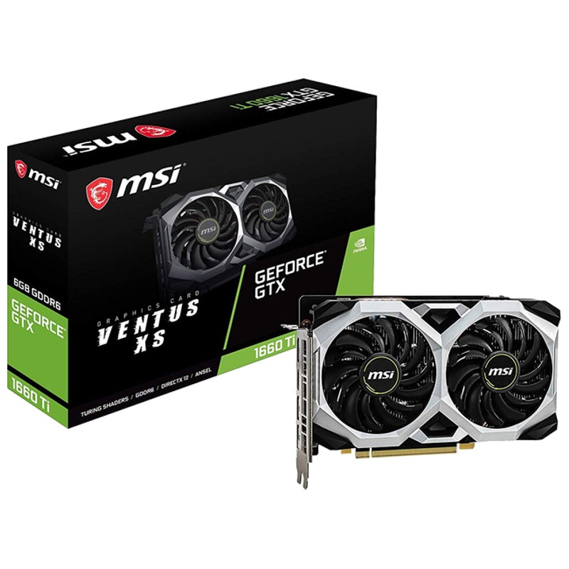 MSI GeForce GTX 1660 Ventus XS 6GB GDDR5 - Ítem