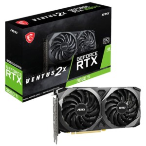 MSI GeForce RTX 3060 Ti Ventus 2X NVIDIA 8GB GDDR6X - Tarjeta gráfica