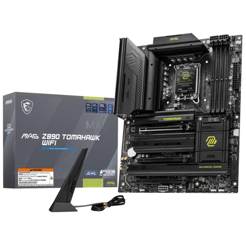 MSI MAG Z890 TOMAHAWK Wifi LGA1851 ATX - Placa-mãe - Item
