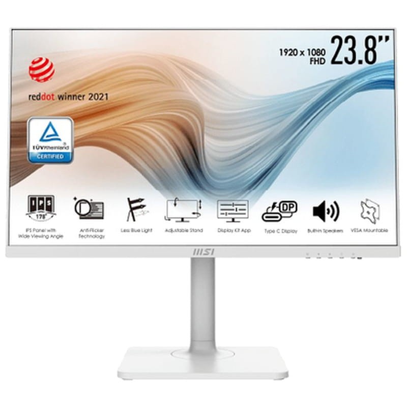 Monitor de PC MSI Modern MD241PW 23.8 Full HD LCD Branco