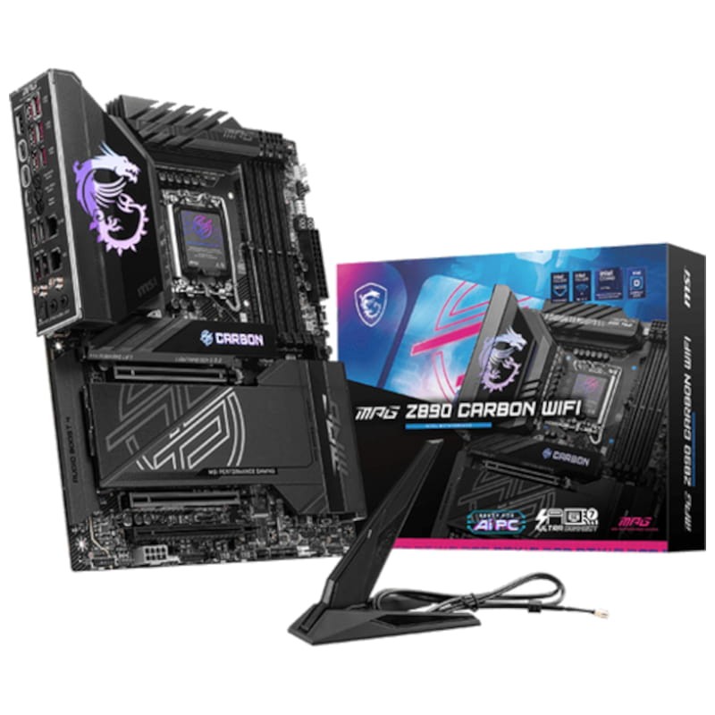 MSI MPG Z890 Carbon Wifi LGA1851 ATX - Placa Base - Ítem