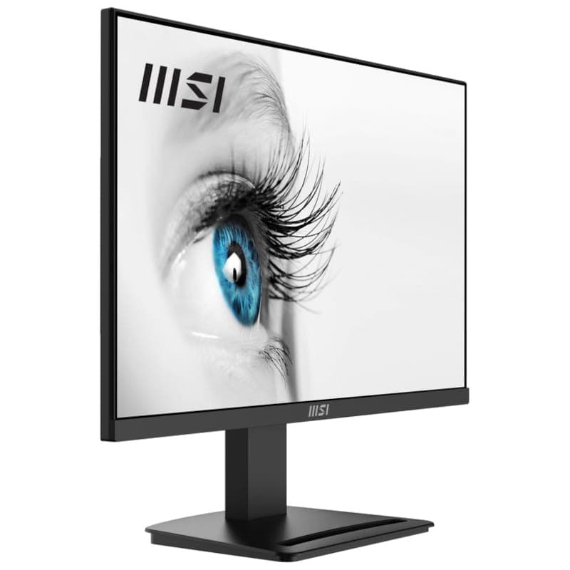 MSI Pro MP2412 23,8 VA Full HD Preto - Monitor de PC Vista frontal lado direito