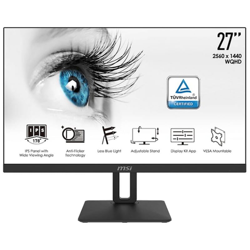 MSI Pro MP271QP 27 Wide Quad HD IPS
