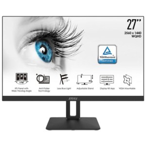 Monitor de PC MSI Pro MP271QP 27 Wide Quad HD IPS