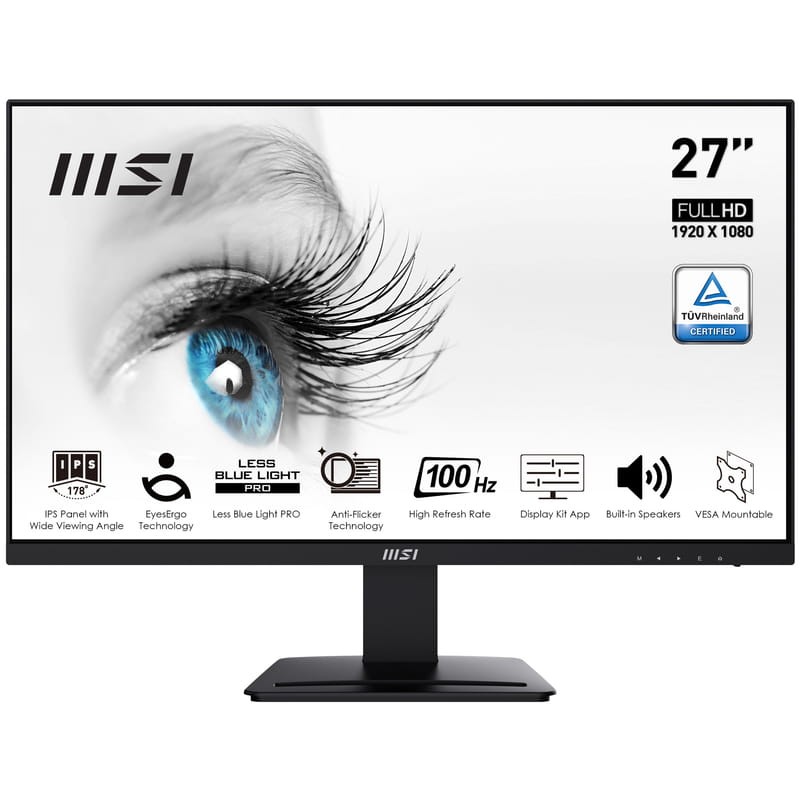 MSI Pro MP273A 27 LED Panel IPS Full HD Negro - Monitor PC - Ítem