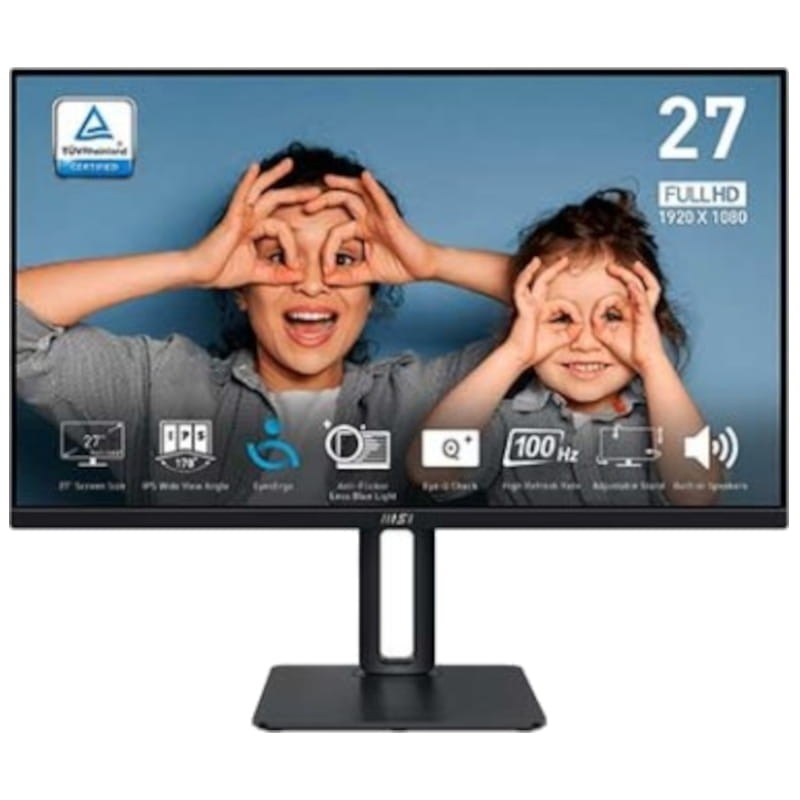 MSI PRO MP275P 27 Full HD IPS 100 Hz Preto - Monitor para PC - Item