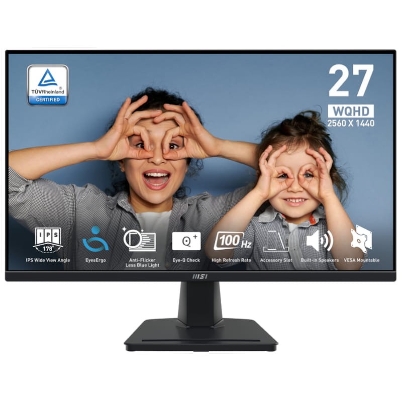 MSI Pro MP275Q 27 Wide Quad HD Adaptive Sync Negro - Monitor PC - Ítem
