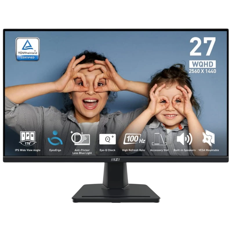MSI Pro MP275Q 27 Wide Quad HD Adaptive Sync Negro - Monitor PC - Ítem