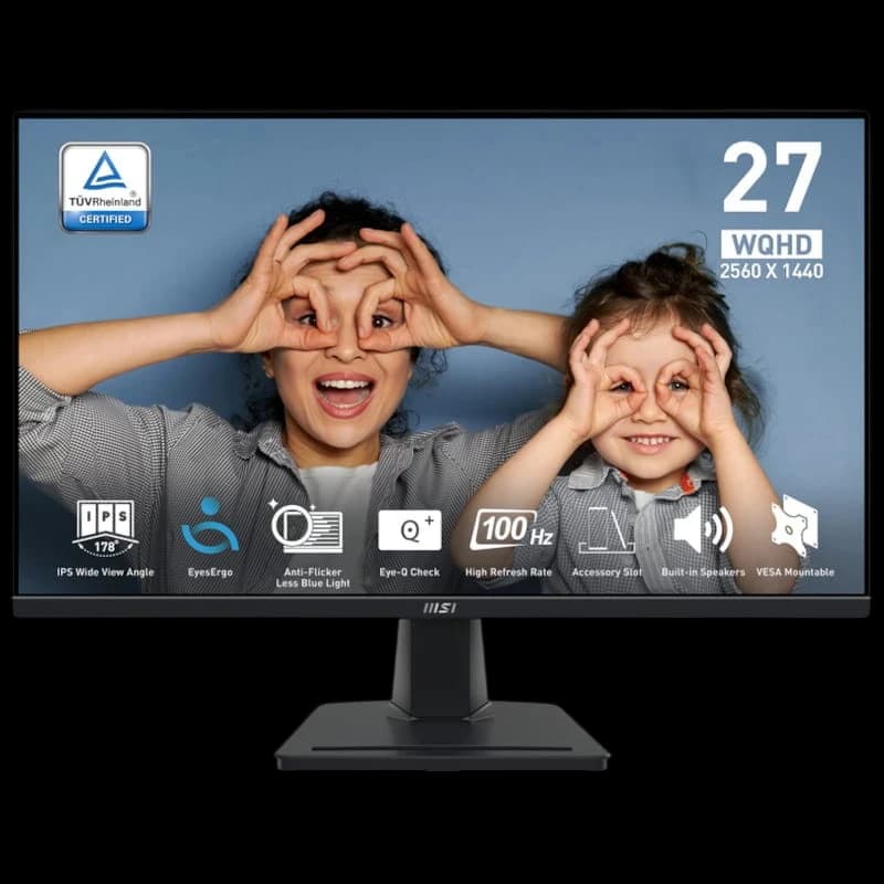 MSI Pro MP275Q 27 Wide Quad HD Adaptive Sync Negro - Monitor PC