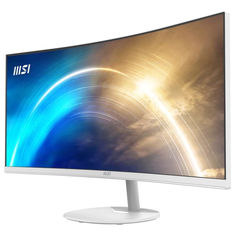 MSI Pro MP341CQW 34 UltraWide Quad HD Blanco - Monitor PC Vista frontal