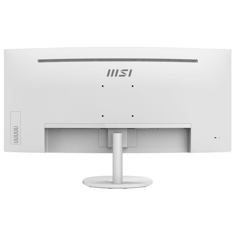 MSI Pro MP341CQW 34 UltraWide Quad HD Blanco - Monitor PC Vista trasera