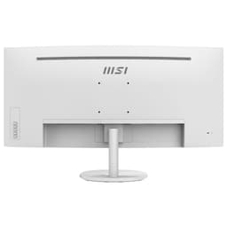 MSI Pro MP341CQW 34 UltraWide Quad HD Blanco - Monitor PC Vista trasera
