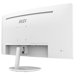 MSI Pro MP341CQW 34 UltraWide Quad HD Blanco - Monitor PC Vista trasera lado derecho