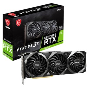MSI RTX 3060 TI VENTUS 3X 8G OC LHR 8GB GDDR6 - Tarjeta Gráfica