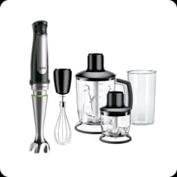 Braun MultiQuick 7 MQ 7045X 1000 W 1,2 L Noir, Acier inoxydable - Mixeur plongeant