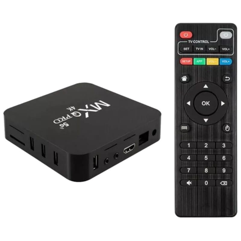 MXQ Pro 4K 2 GB/16GB Wifi Dual Android 11 - Android TV - Item1