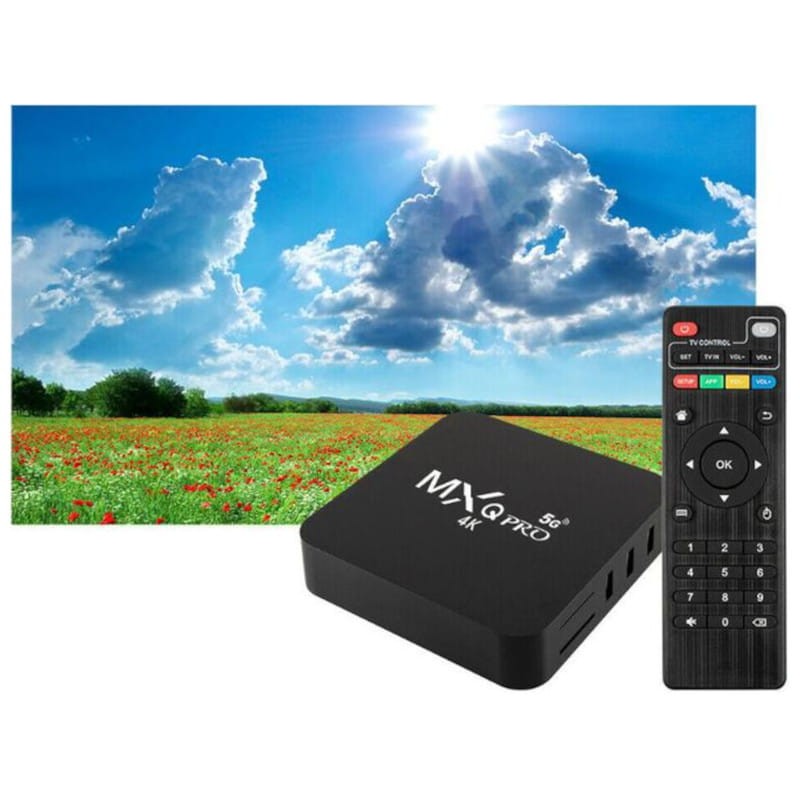 MXQ Pro 5G 4K 1GB/8GB Dual Wifi Android 11 - Android TV - Ítem5