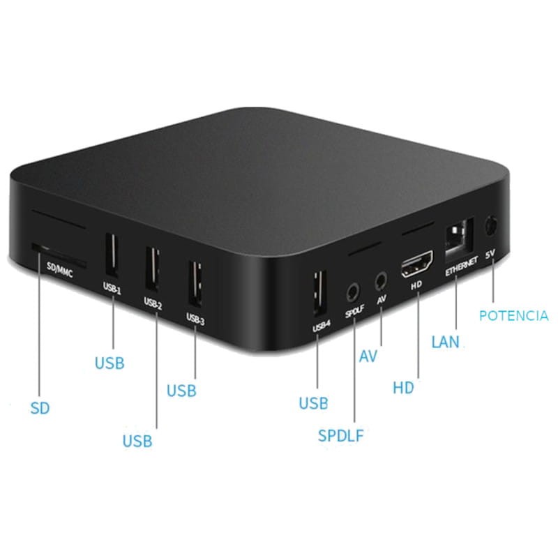 MXQ Pro 4K 2 GB/16GB Wifi Dual Android 11 - Android TV - Item6